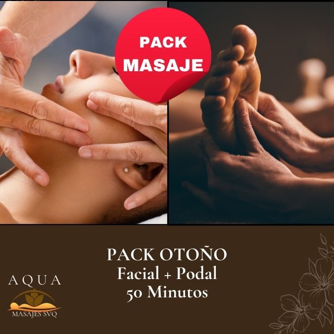 pack masaje facial podal 45 min